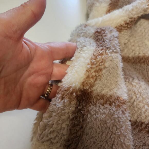 Koolaburra by UGG Shacket Womens M Jacket Brushed Back Sherpa Cozycore cabincore - Picture 10 of 11